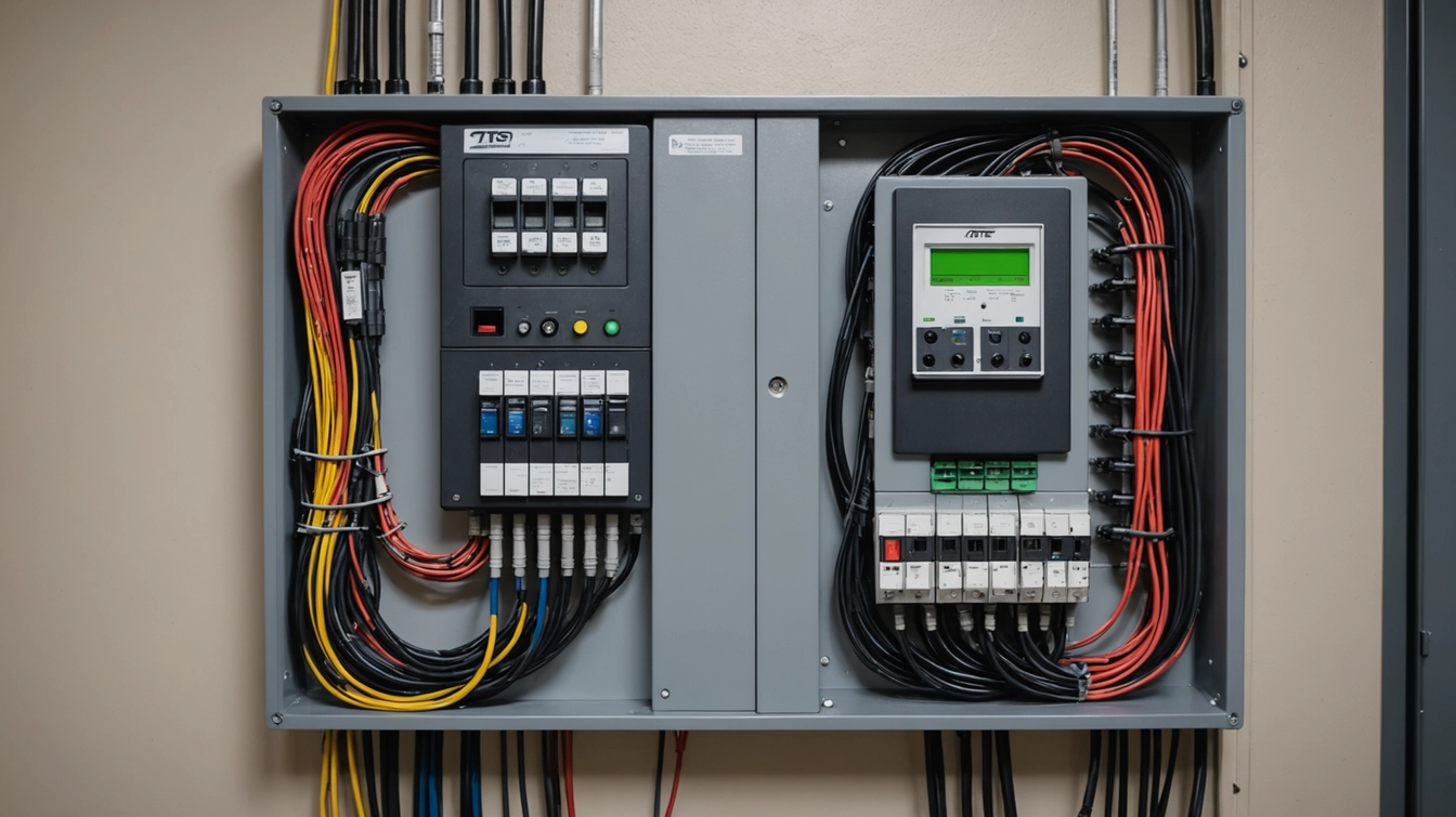 Automatic transfer switch installation for whole-house generator by Koletas Electric